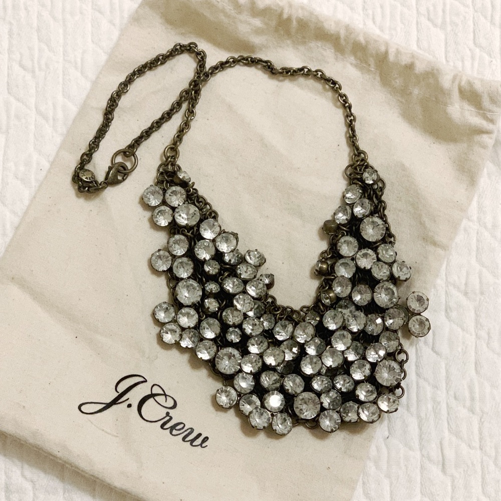 J Crew Crystal Statement Necklace